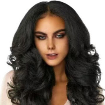European American Fashion Womans Full Head Cover Monofilament Transparent