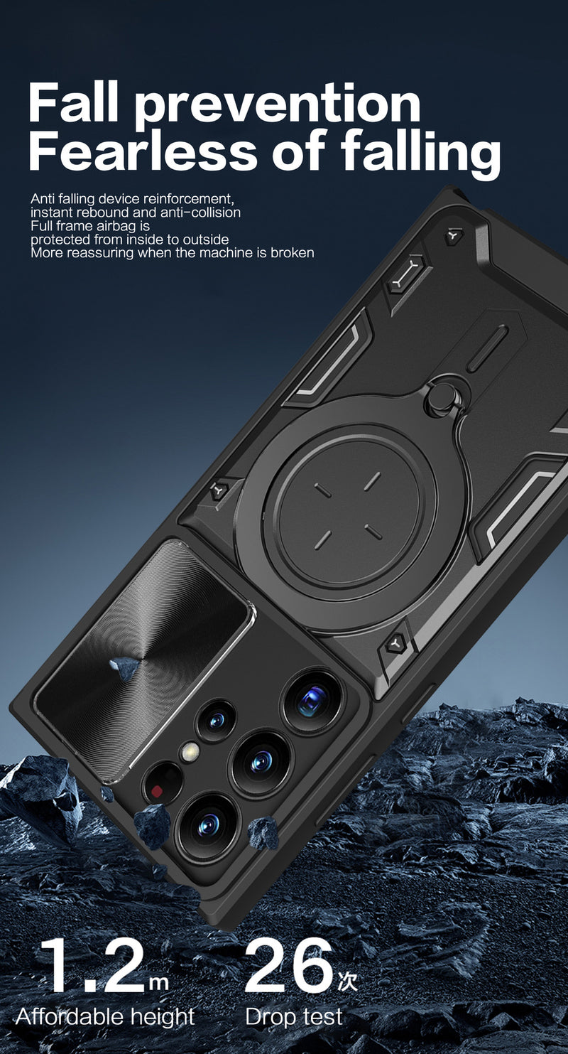 Hot selling Samsung Galaxy S26 Ultra Phone Case S25 Ultra Magnetic Bracket Anti Drop And Shockproof Protective Cover