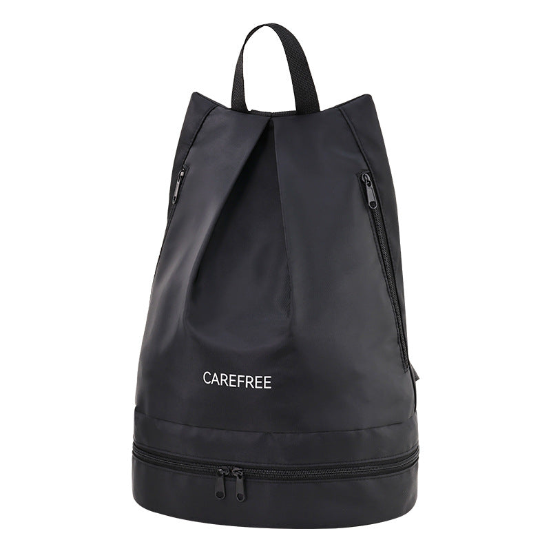 Waterproof Polyester Fashion Beach Backpack Zipper Multiple Compartments Separate Shoe Pocket Organized Unisex Design Swimming
