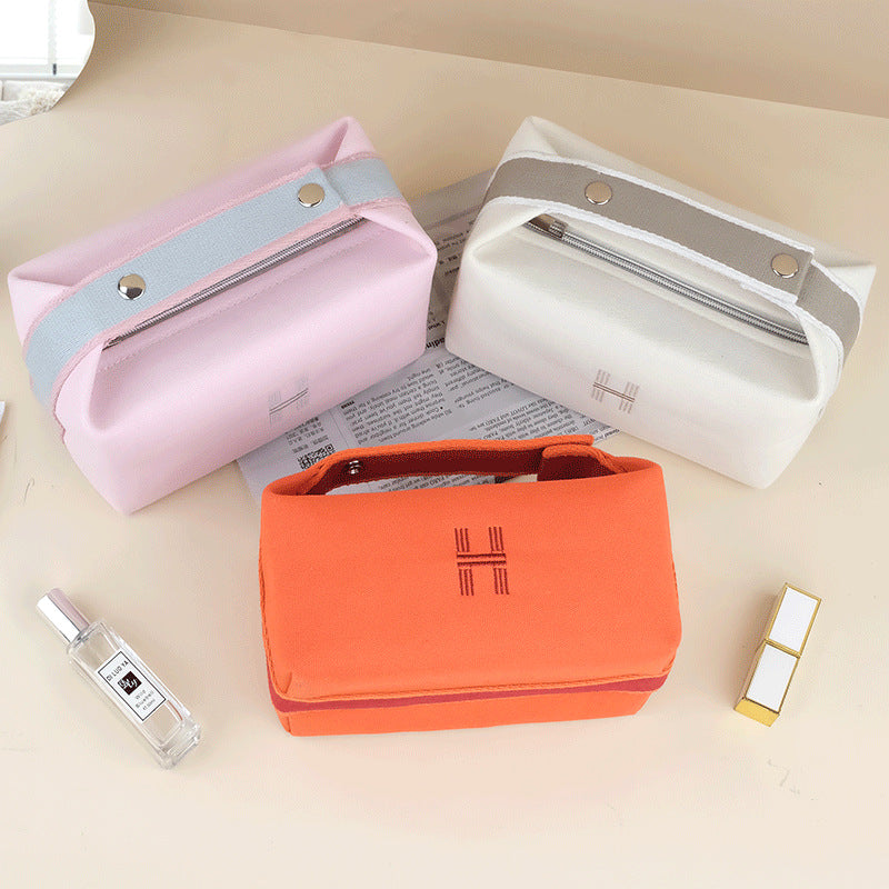 Canvas Cosmetic Cases Makeup Bag Toiletry Wash Bag Beauty Skincare Make up Pouch Bolsa Cosmetiquera