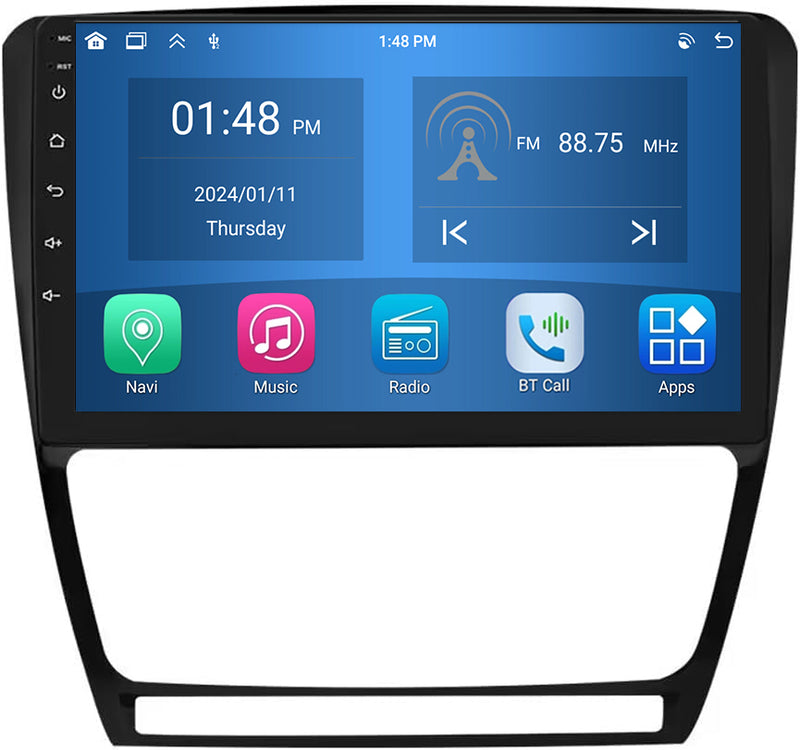 RoverOne Car Stereo Radio Bluetooth CarPlay GPS Navigation for Skoda Octavia 2 A5 2007 - 2013