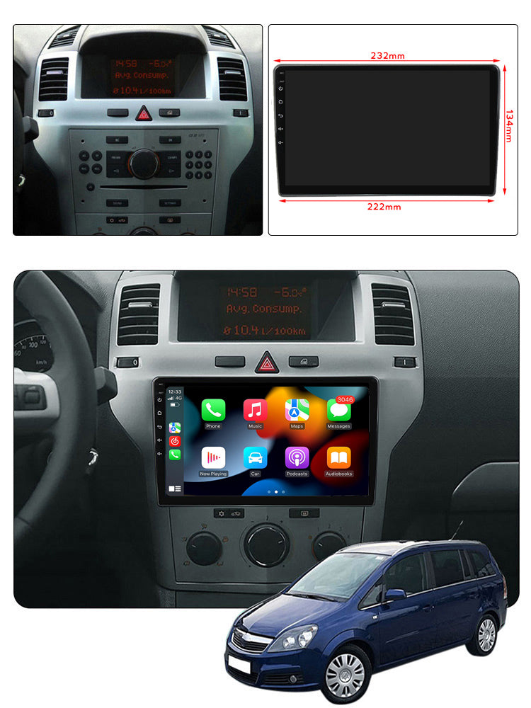 RoverOne Car Stereo Radio Bluetooth CarPlay GPS Navigation for Opel Astra H G J Antara Vectra C Zafira B Vivaro Meriva Vectra B