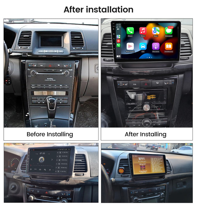 RoverOne Car Stereo Radio Bluetooth CarPlay GPS Navigation for Kia Opirus GH 2006 - 2011