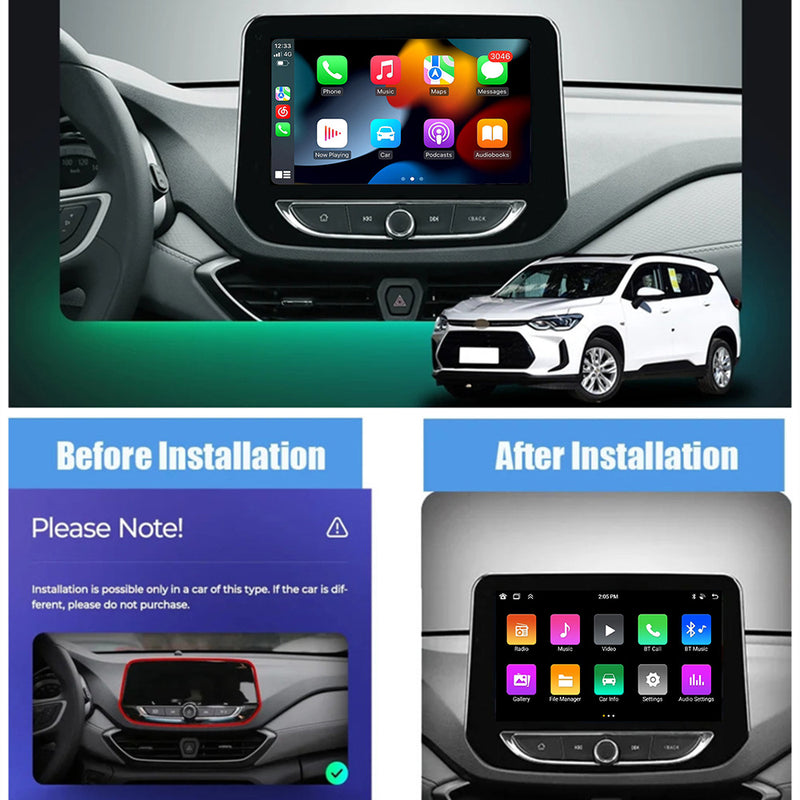 RoverOne Car Stereo Radio Bluetooth CarPlay GPS Navigation for Chevrolet Orlando 2 2018 - 2023