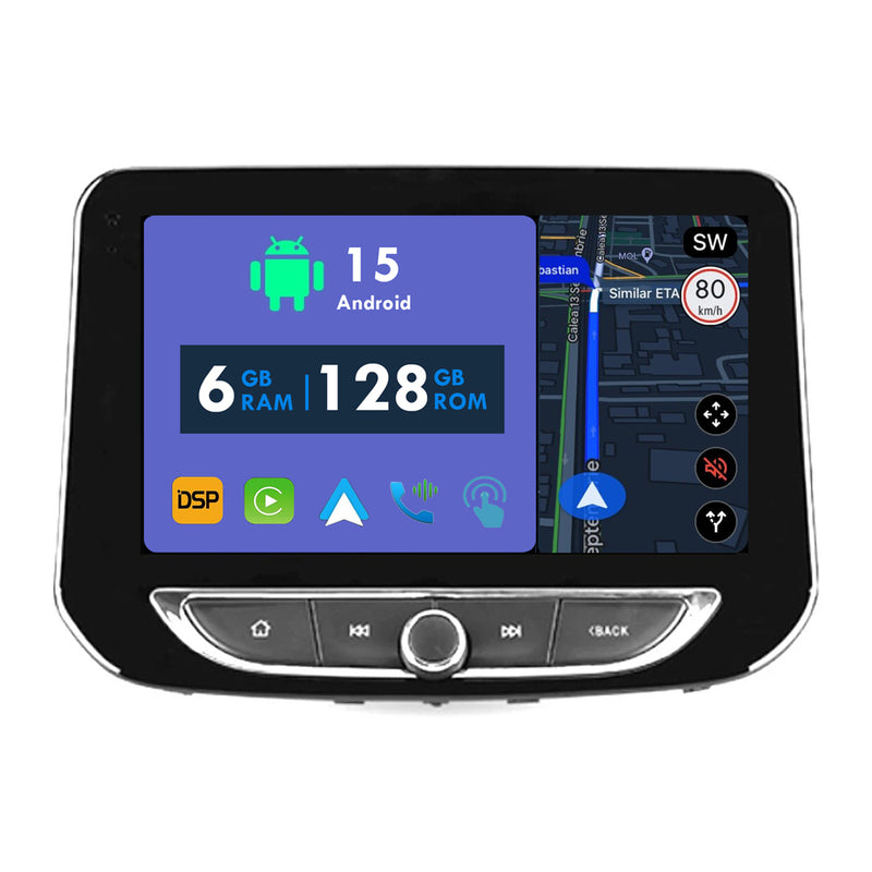 RoverOne Car Stereo Radio Bluetooth CarPlay GPS Navigation for Chevrolet Orlando 2 2018 - 2023