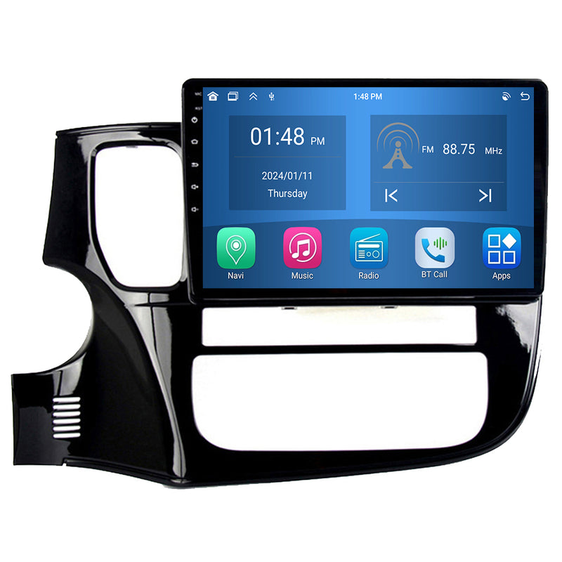 RoverOne Car Stereo Radio Bluetooth CarPlay GPS Navigation for Mitsubishi Outlander 3 GF0W GG0W 2012 - 2018