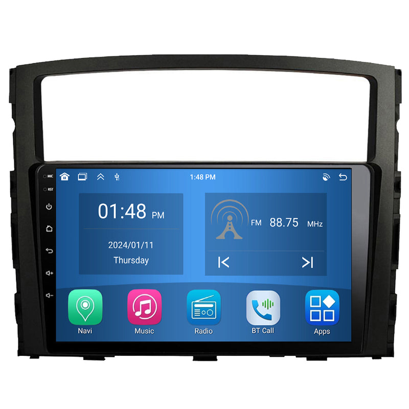 RoverOne Car Stereo Radio Bluetooth CarPlay GPS Navigation for Mitsubishi Pajero 4 V80 V90 2006 - 2014