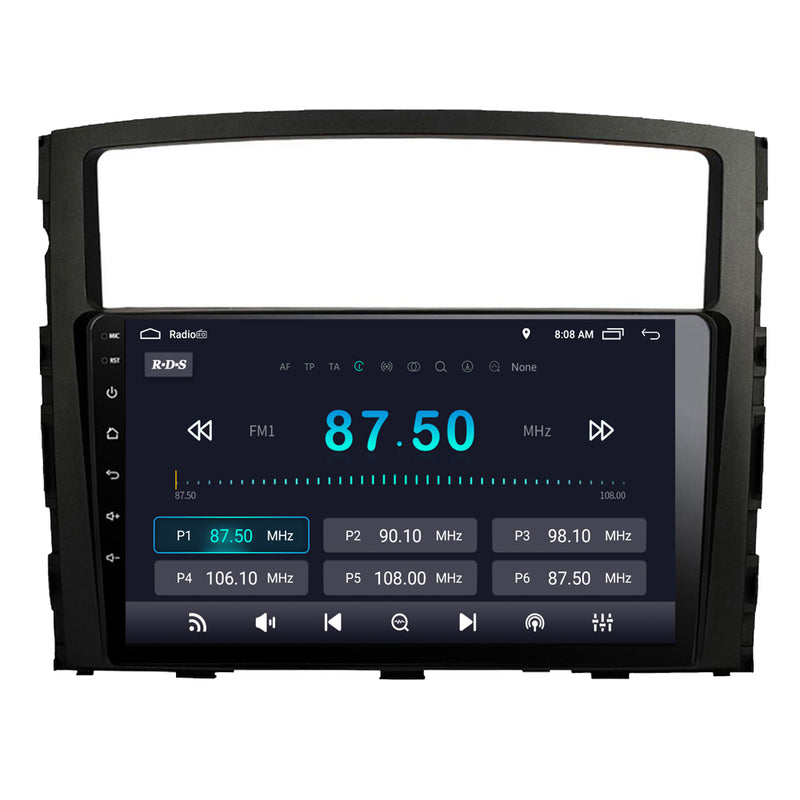 RoverOne Car Stereo Radio Bluetooth CarPlay GPS Navigation for Mitsubishi Pajero 4 V80 V90 2006 - 2014