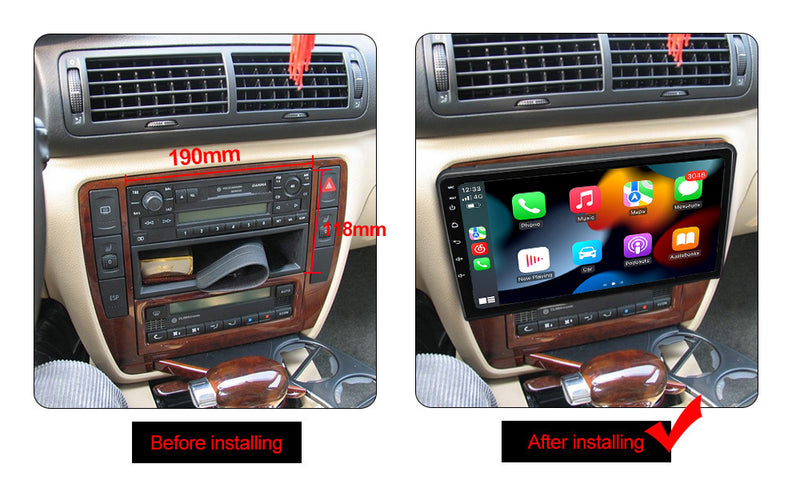 RoverOne Car Stereo Radio Bluetooth CarPlay GPS Navigation for VW Golf Polo Tiguan Passat Amarok Bora Scirocco