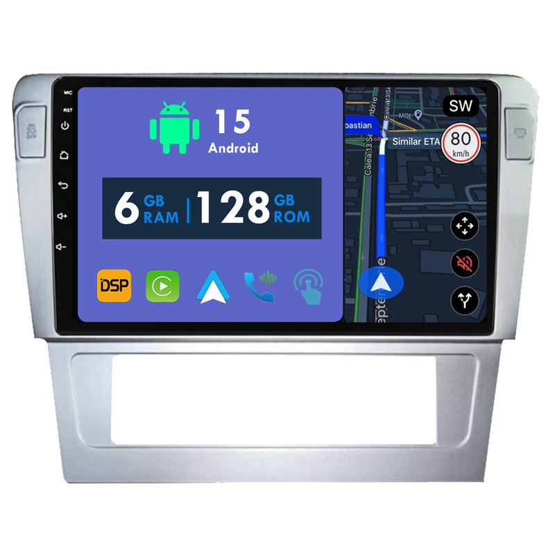 RoverOne Car Stereo Radio Bluetooth CarPlay GPS Navigation for Volkswagen Passat B7