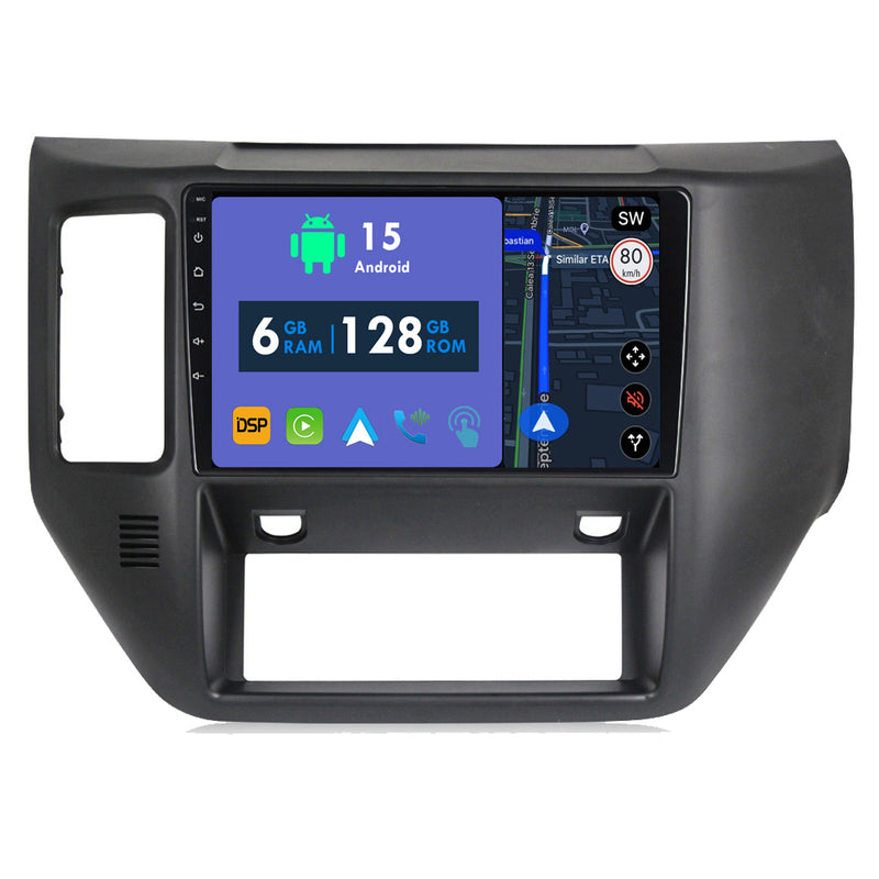 RoverOne Car Stereo Radio Bluetooth CarPlay GPS Navigation for Nissan Patrol V 5 Y61 2004 - 2021