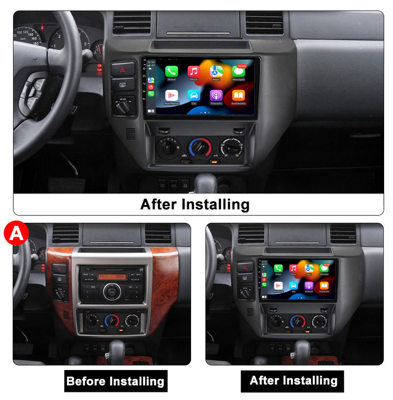 RoverOne Car Stereo Radio Bluetooth CarPlay GPS Navigation for Nissan Patrol V 5 Y61 2004 - 2021