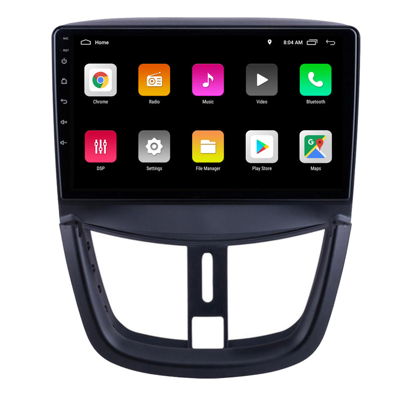 RoverOne Car Stereo Radio Bluetooth CarPlay GPS Navigation for Peugeot 207 2006 - 2015