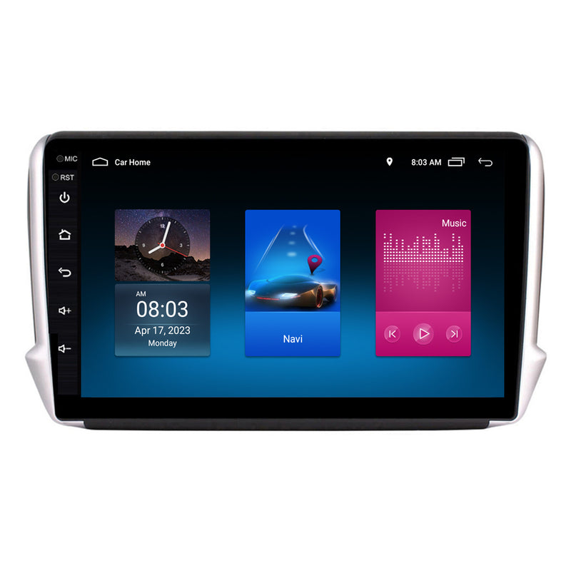 RoverOne Car Stereo Radio Bluetooth CarPlay GPS Navigation for Peugeot 2008 208 1 2012 - 2020