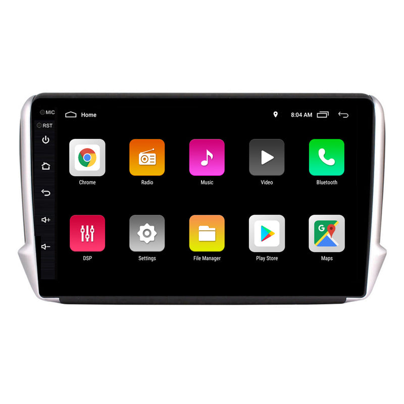 RoverOne Car Stereo Radio Bluetooth CarPlay GPS Navigation for Peugeot 2008 208 1 2012 - 2020
