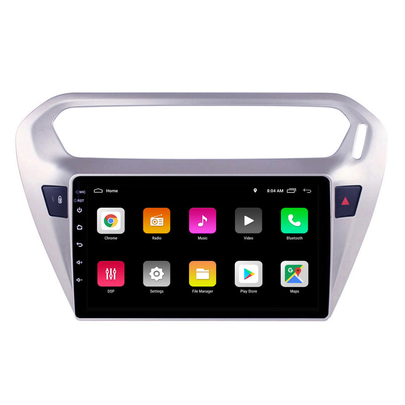 RoverOne Car Stereo Radio Bluetooth CarPlay GPS Navigation for Peugeot 301 for Citroen C-Elysee CElysee 2012 - 2016