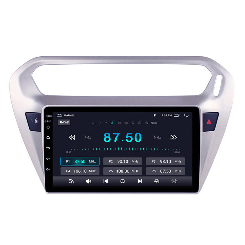 RoverOne Car Stereo Radio Bluetooth CarPlay GPS Navigation for Peugeot 301 for Citroen C-Elysee CElysee 2012 - 2016