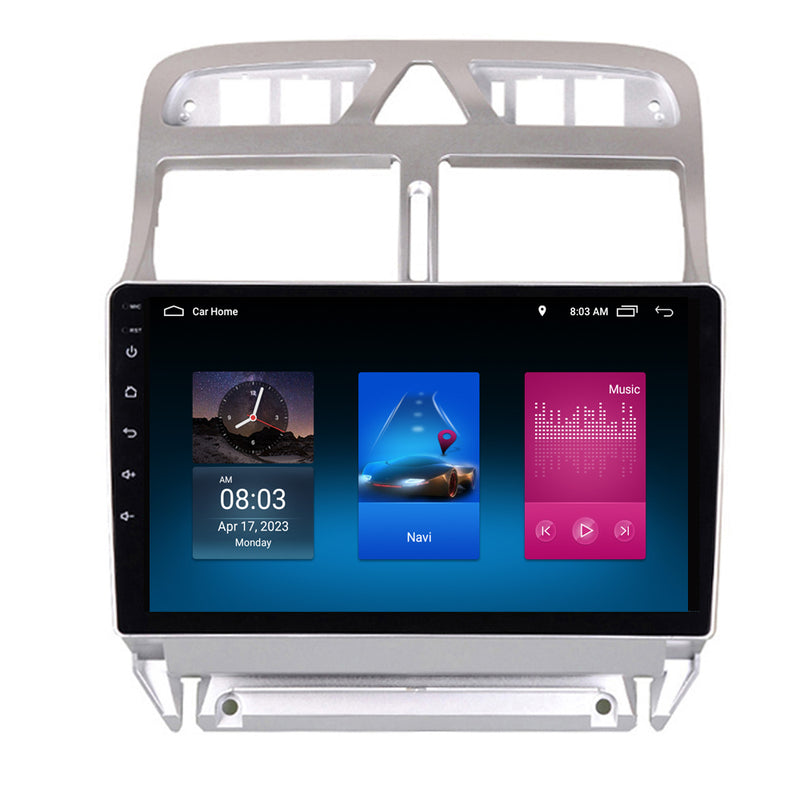 RoverOne Car Stereo Radio Bluetooth CarPlay GPS Navigation for Peugeot 307 2001 - 2013