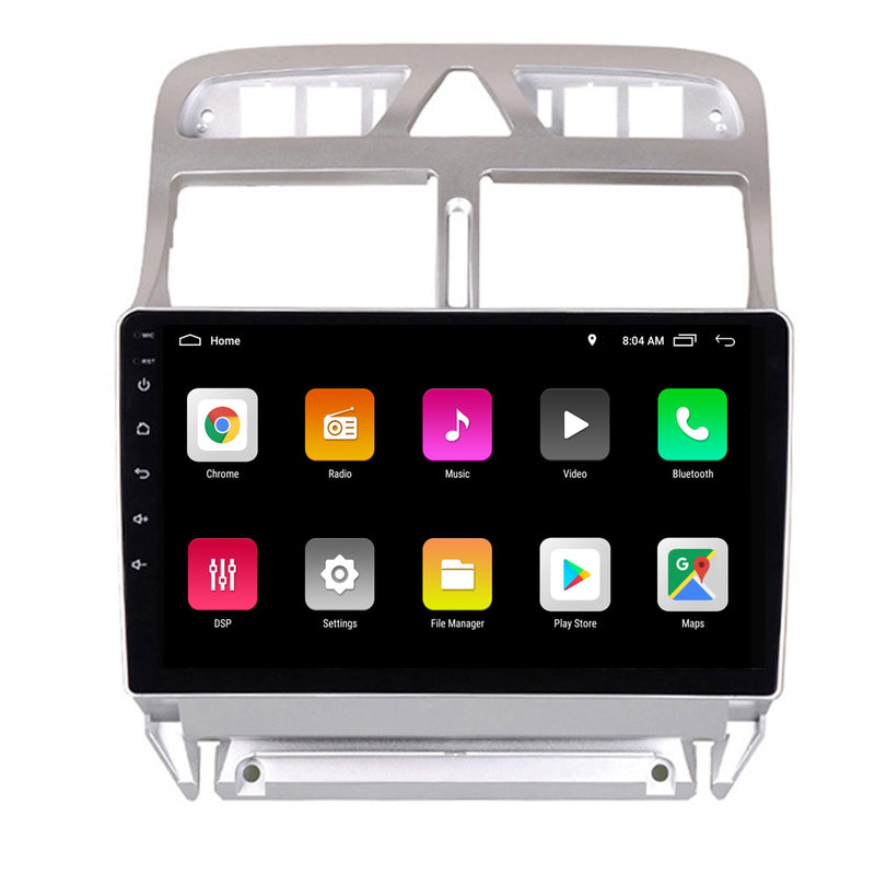 RoverOne Car Stereo Radio Bluetooth CarPlay GPS Navigation for Peugeot 307 2001 - 2013
