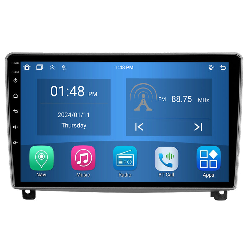 RoverOne Car Stereo Radio Bluetooth CarPlay GPS Navigation for Peugeot 407 1 2004 - 2011