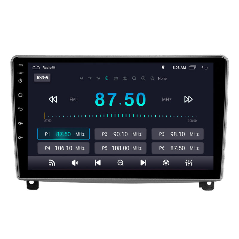 RoverOne Car Stereo Radio Bluetooth CarPlay GPS Navigation for Peugeot 407 1 2004 - 2011