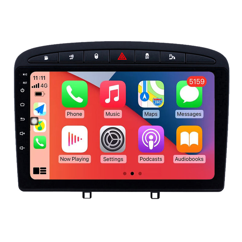 RoverOne Car Stereo Radio Bluetooth CarPlay GPS Navigation for Peugeot RCZ 308 SW 2007 - 2015 408 2012 - 2020