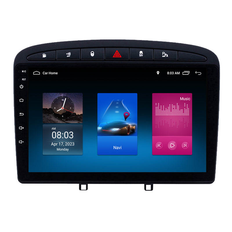 RoverOne Car Stereo Radio Bluetooth CarPlay GPS Navigation for Peugeot RCZ 308 SW 2007 - 2015 408 2012 - 2020
