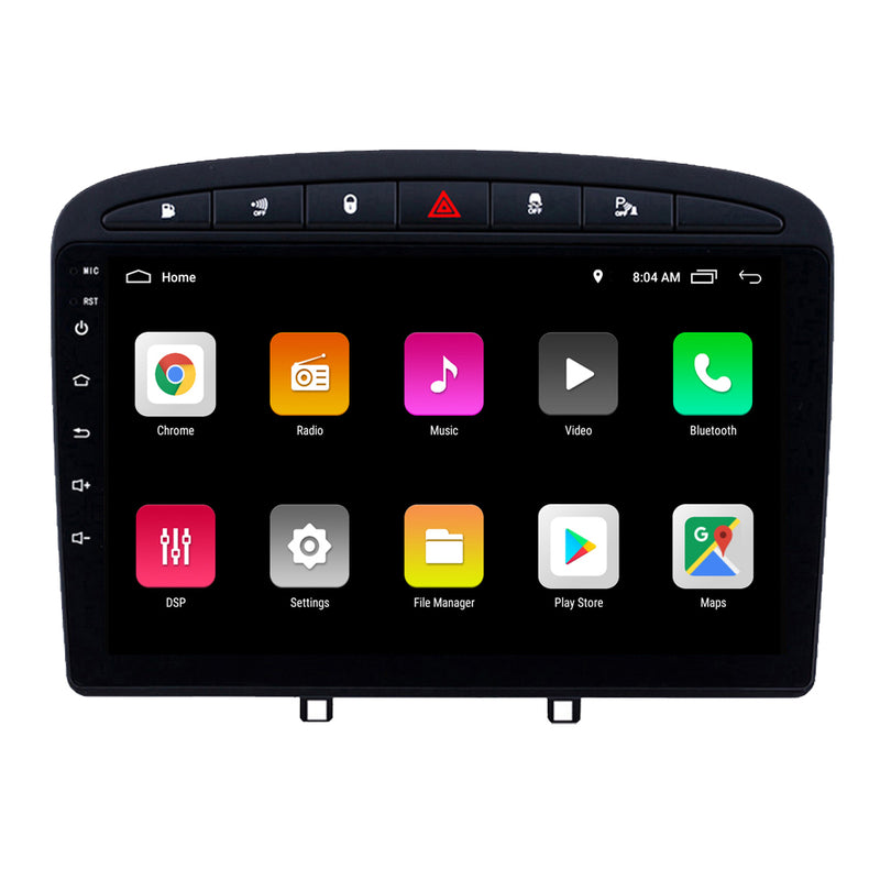 RoverOne Car Stereo Radio Bluetooth CarPlay GPS Navigation for Peugeot RCZ 308 SW 2007 - 2015 408 2012 - 2020
