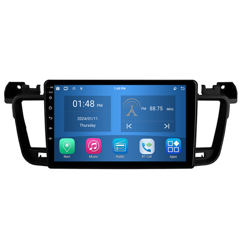RoverOne Car Stereo Radio Bluetooth CarPlay GPS Navigation for Peugeot 508 2011 - 2018