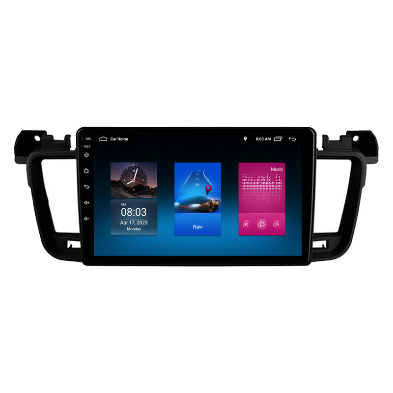 RoverOne Car Stereo Radio Bluetooth CarPlay GPS Navigation for Peugeot 508 2011 - 2018