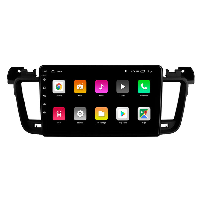 RoverOne Car Stereo Radio Bluetooth CarPlay GPS Navigation for Peugeot 508 2011 - 2018
