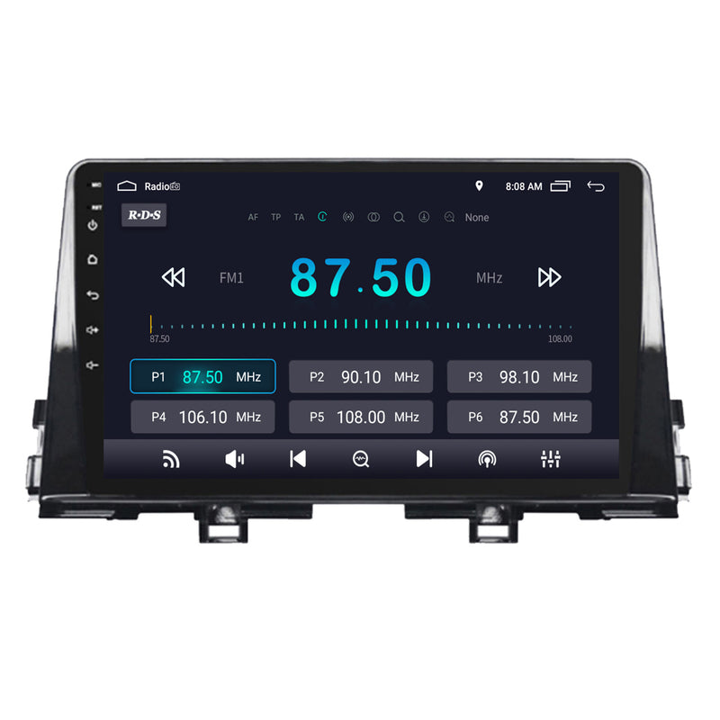 RoverOne Car Stereo Radio Bluetooth CarPlay GPS Navigation for Kia Morning 3 picanto 2017 - 2020