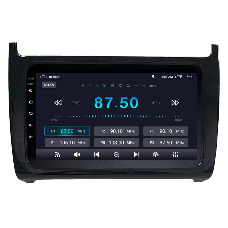 RoverOne Car Stereo Radio Bluetooth CarPlay GPS Navigation for Volkswagen Polo 5 2008 - 2020