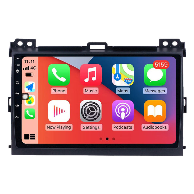 RoverOne Car Stereo Radio Bluetooth CarPlay GPS Navigation for Toyota Land Cruiser Prado 120 3 2002 - 2009