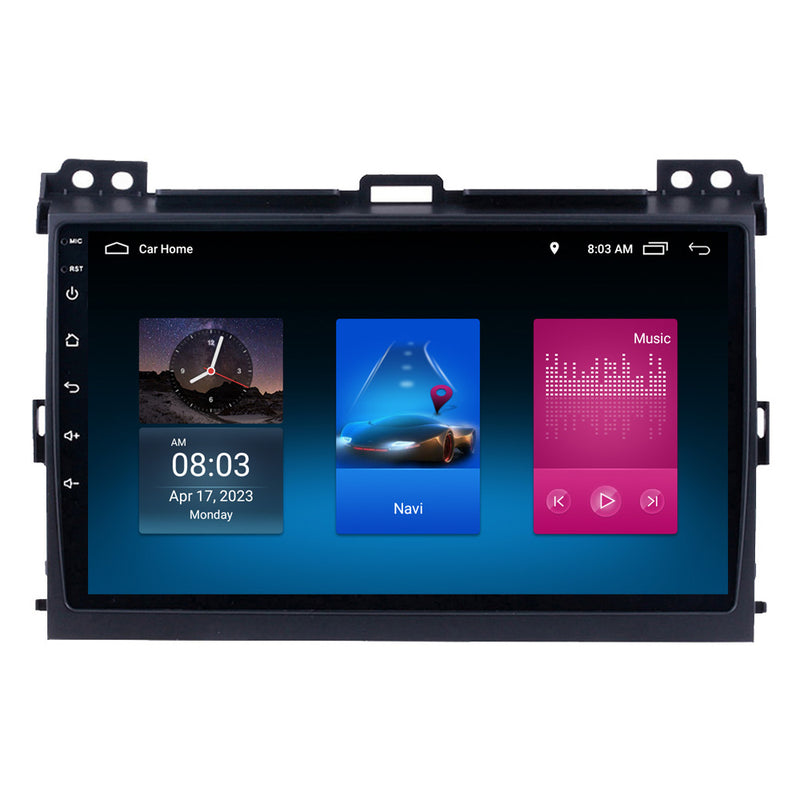RoverOne Car Stereo Radio Bluetooth CarPlay GPS Navigation for Toyota Land Cruiser Prado 120 3 2002 - 2009