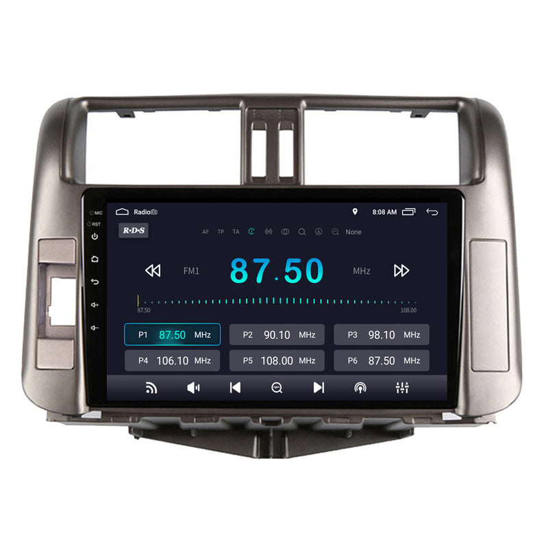 RoverOne Car Stereo Radio Bluetooth CarPlay GPS Navigation for Toyota Land Cruiser Prado 150 2009 - 2013