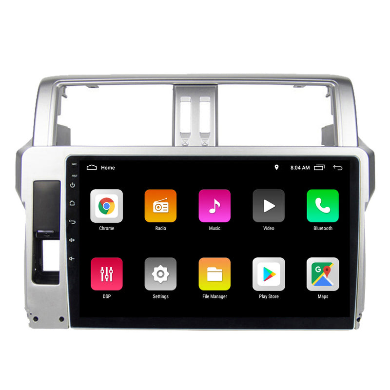 RoverOne Car Stereo Radio Bluetooth CarPlay GPS Navigation for Toyota Land Cruiser Prado 150 2013 - 2017