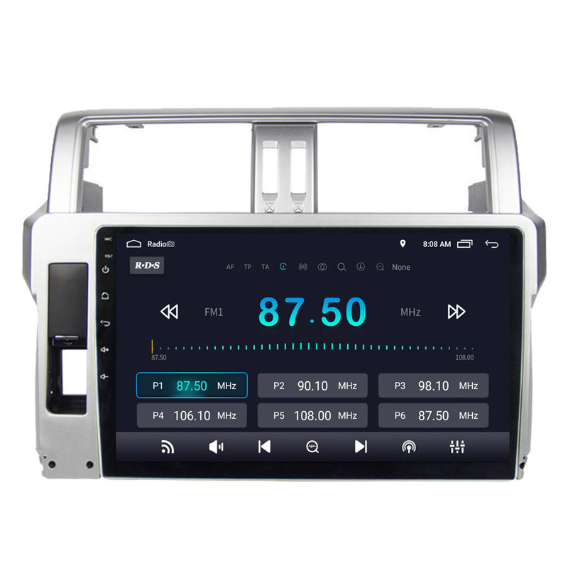 RoverOne Car Stereo Radio Bluetooth CarPlay GPS Navigation for Toyota Land Cruiser Prado 150 2013 - 2017