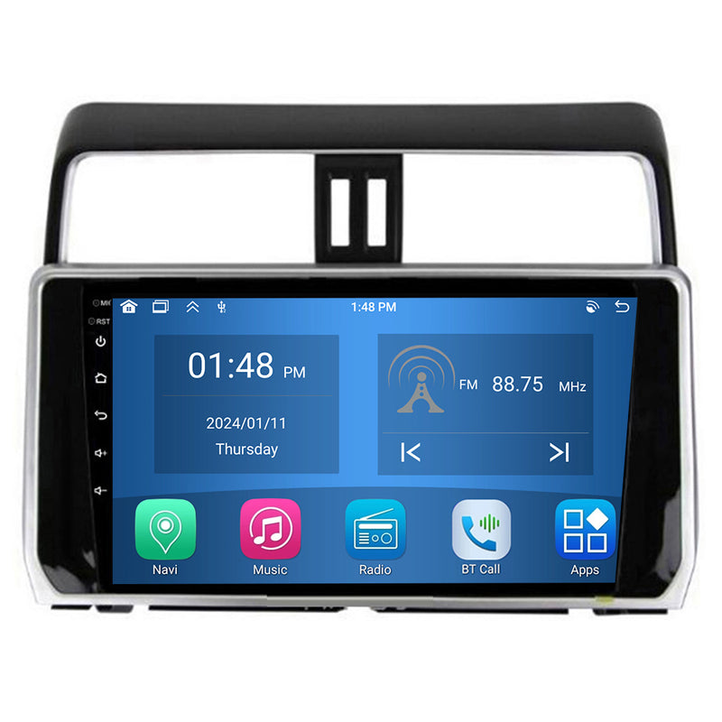 RoverOne Car Stereo Radio Bluetooth CarPlay GPS Navigation for Toyota Land Cruiser Prado 150 2018 - 2020