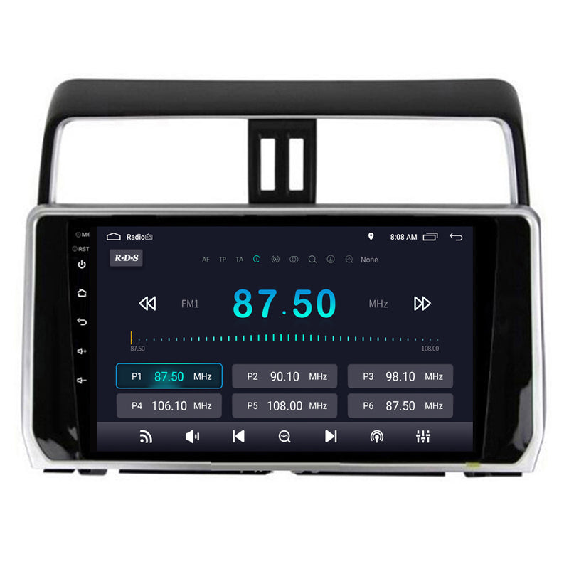 RoverOne Car Stereo Radio Bluetooth CarPlay GPS Navigation for Toyota Land Cruiser Prado 150 2018 - 2020