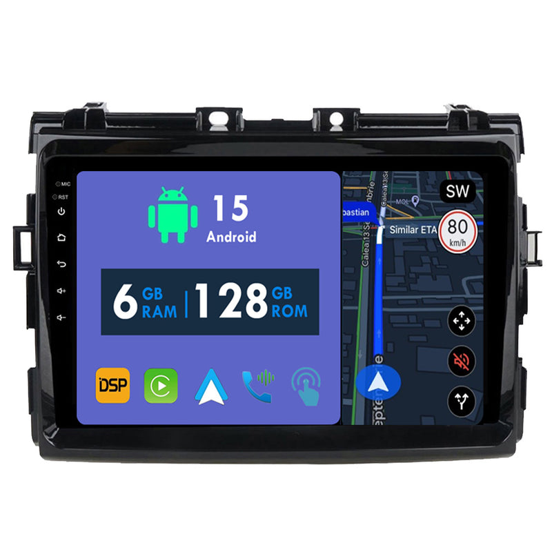RoverOne Car Stereo Radio Bluetooth CarPlay GPS Navigation for Toyota Previa XR50 2006 - 2019