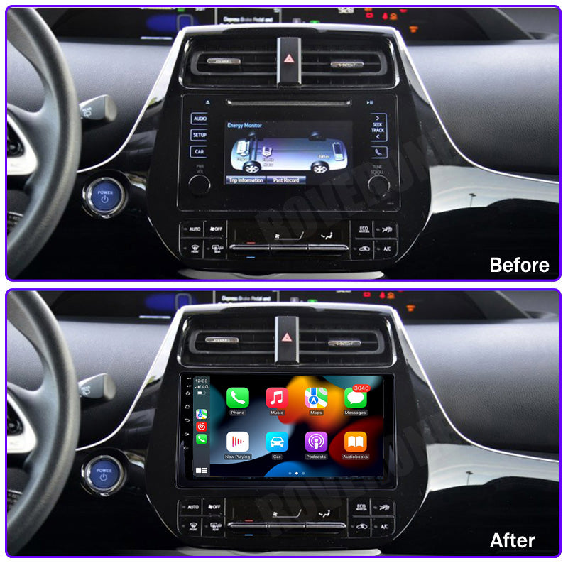 RoverOne Car Stereo Radio Bluetooth CarPlay GPS Navigation for Toyota Prius XW50 2015 - 2020