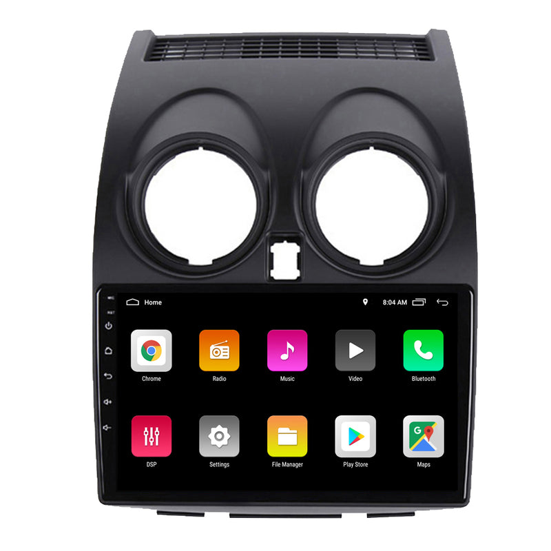 RoverOne Car Stereo Radio Bluetooth CarPlay GPS Navigation for Nissan Qashqai 1 J10 2006 - 2013