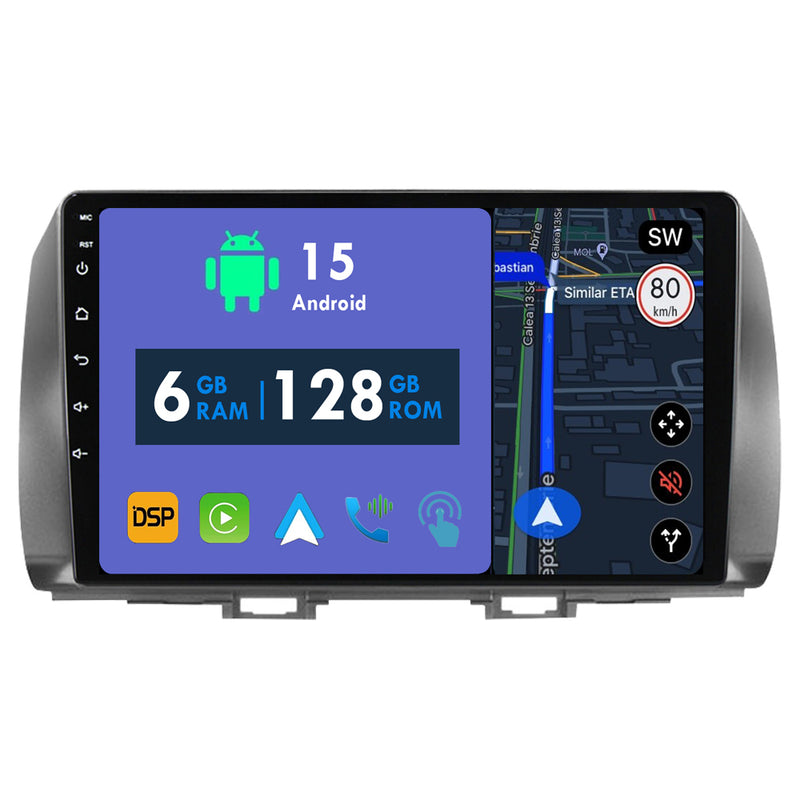 RoverOne Car Stereo Radio Bluetooth CarPlay GPS Navigation for Toyota BB 2 QNC20 2005 - 2016