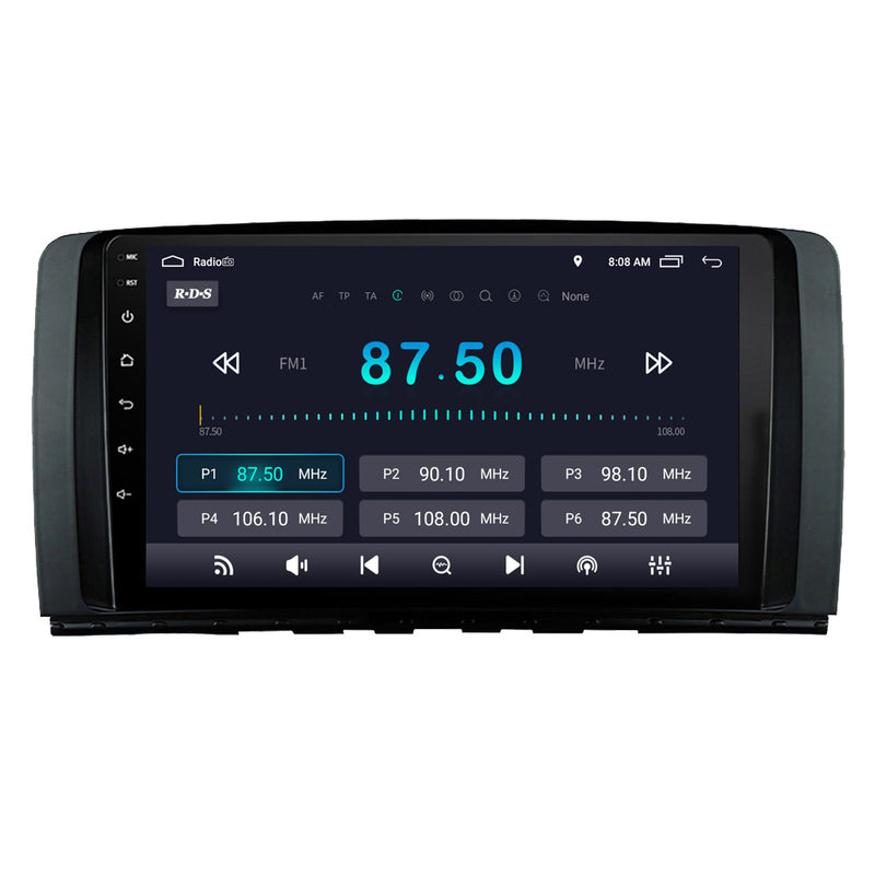RoverOne Car Stereo Radio Bluetooth CarPlay GPS Navigation for Mercedes Benz R Class W251 R280 R300 R320 2005 - 2017