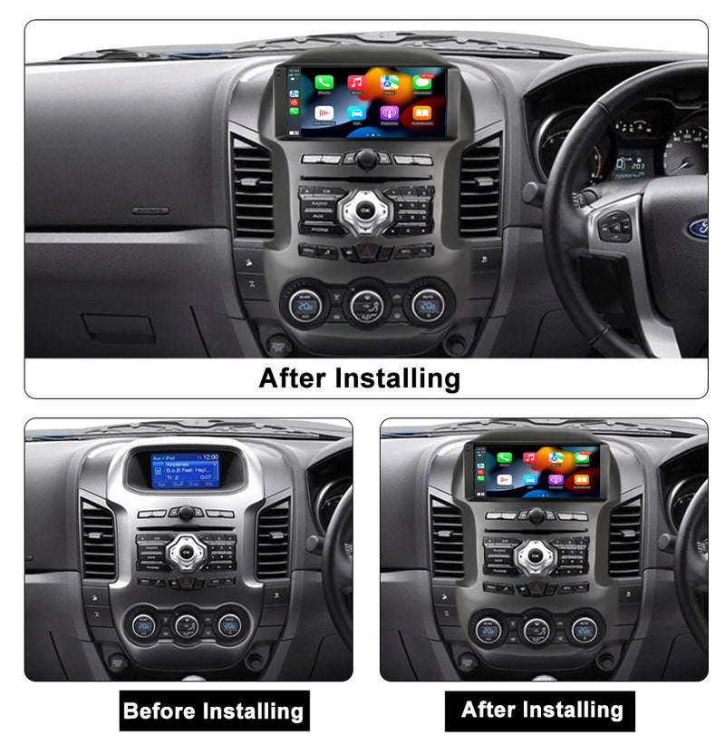RoverOne Car Stereo Radio Bluetooth CarPlay GPS Navigation for Ford Ranger 3 2011 - 2015