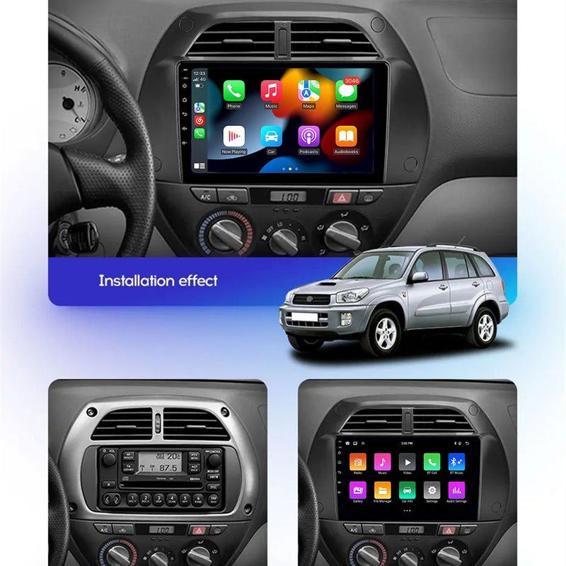 RoverOne Car Stereo Radio Bluetooth CarPlay GPS Navigation for Toyota RAV4 2 CA20 CA20W XA20 2000 - 2003