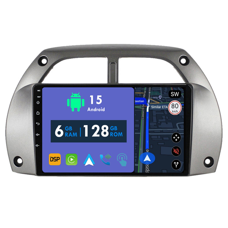 RoverOne Car Stereo Radio Bluetooth CarPlay GPS Navigation for Toyota RAV4 2 CA20 CA20W XA20 2000 - 2003