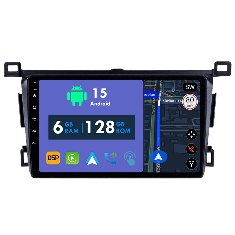 RoverOne Car Stereo Radio Bluetooth CarPlay GPS Navigation for Toyota RAV4 4 XA40 5 XA50 2012 - 2018