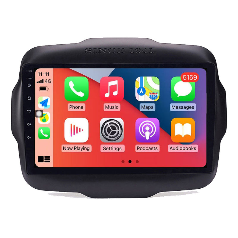 RoverOne Car Stereo Radio Bluetooth CarPlay GPS Navigation for Jeep Renegade 2014 - 2018